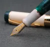 ペン2022 jinhao新しいセンテニアル100ファウンテンペン付き矢印クリップ18kgpゴールデンメッキmニブ樹脂インクペンビジネスオフィスギフトペン