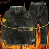 Heren trainingspakken mannen zware slijtage-resistente warme koude camouflage kleding winterjas werk beschermende constructie kleding