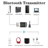 Adapter TEBE USB BT 5.0 AUDIO -ADAPTER für PS4 PS 3,5 -mm -Aux -Latenz -Wireless Bluetooth -Sender Dongle für PlayStation PC -Lautsprecher