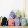 Rucksack Cartoon Girls große Kapazität Fashion Rose Sprache Schulbag Vierköpfig einfache lässige Umhängetaschen