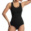 Forma din figur med Womens Bodysuit Full Body Shapewear Tummy Control Corset Slimming Midje Reduction 240415