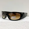 Símbolo óculos de sol spra14 designer de luxo mulheres polarizadas óculos de sol giz branco quadro geométrico ardósia cinza lentes moda senhora ajuste óculos com caixa original