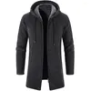 Trench Coats Men's Automne et Winter Cashmere Cardigan CHENILLE PULATEUR EN TABLE EN TELLEUR