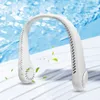 Portable Air Coolers 360 New Mini Neck 360 Rotation Portable No Bladeless Hanging Neck USB Rechargeable Air Cooler 3 Speed Mini Summer Sport Fan Y240422