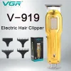 Trimmer VGR V919 Elektrische haar Clipper USB Opladen Draadloze trimmer draagbare elektrische haarklipper roestvrijstalen mes V919 Trimmer