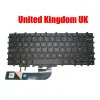 Teclados nos EUA UK Ru Teclado para Dell para XPS 15 9575 2in1 para precisão 5530 2in1 0HC1GN 0F08G2 0x6TD4