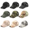 Hats Tactical Cap Outdoor Sport Snapback Stripe Cap Camouflage Hat Simplicity Camo Hunting Mesh Cap