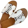 2024 new slippers women summer wear low heels flat casual beach sandals Denim slippers designer sandals pantoufleL240422 3