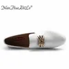 Casual Shoes Style Leather Men Loafers Birthday Party And Wedding Dress Luxurious Handmade Male's Flats