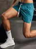 2024 Summer Mens Shorts Trainage de fitness en nylon sec rapide Running Sports Men Plus Taille Workout Gym Pantalon court 240416
