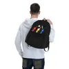 Rucksack 3 Pikmin Running 1 Rucksäcke große Kapazität School Bag Schulter Laptop Rucksack Modereisen mit großer Kapazität
