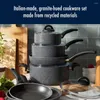 Ensemble d'ustensiaux de cuisine Henckels Everlift Granite 10 pièces Nettandage Roue de secteur des matériaux recyclés Four en toute sécurité au lave-vaisselle à 400 ° F