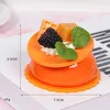 Decoratieve bloemen Creatieve mousse cake chocolademodel koelkast magneet feesttafel displas dessertdecoraties