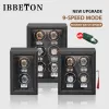 Kits BBETON Brand Mechanical Automatic Watch Winder Luxury Wood Watch Box with LED Light and Lid Sensor Watches Storage Safe Box
