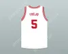 Custom qualsiasi nome numero giovane/bambini Danny Trejo 5 Tijuana piranhas Basketball White Basketball Jersey Mexican Expansion Team Top S-6xl S-6xl