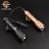 SCOPES M600C M600 تكتيك SF SF Flashlip Scout Light Pistol Torch Pictinny Rail 600 LM Surefire Metal Gun Hunting Ar15 Lanterna