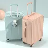 Luggage New luggage pull rod box female universal wheel student mute 24 "travel password box 20 boarding men's travel suitcase