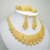 Colliers Dubai Gold Color Bijoux Ensembles pour femmes Big Collier Africain Bijoux Ensembles Femmes Italien Bijoux de mariée