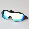 PLATA BIG FRAMA GOGGLES PROFISSIONAL ANTI-FOG Proteção UV óculos de natação à prova d'água homens adultos Mulheres de nadar 240417