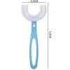 Baby Kids Teethers U Shaped Toothbrush Toddler Teeth Clean Silicone Brush for Ages years Oral Care U Shape Toothbrush ZZ