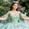 Robes de quinceanera bleu mint