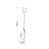 Spade en acier inoxydable Personnalité en acier Spoon Retro Kitchen Volent de la vaisselle de la vaisselle à la crème glacée Honey Spoons S