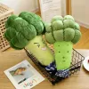 Poupées 1pc 55/65 cm dessin animé légume en peluche jouet créatif brocoli coussin oreiller enfants