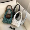 Brand feminina bolsa de ombro feminina couro macio menina leve PU bolsa de luxo Modelo de jantar de axil saco fi versátil g1vi#