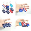 Party Favor 2024 Trump Falg Keychain US Élections Keychains Campagne Slogan Slogan Plastic Key Chain Keyring Drop Livrot Home Garden Festive Ot6Kx