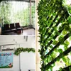 Fiori decorativi 12 pezzi Piante artificiali foglie di edera verde foglie di ghirlanda per pareti per pianta appesa per il cammino da bagno