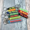 Bags Custom Children's Lunch Box Tag Acrylic Keychain Personalized Custom Name Backpack Tag Keychain for Kids Gift