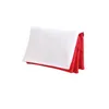 Dhl100pcs Sacs de cosmétiques sublimation DIY blanc blanc à trois couches de couverture de couvercle de crayon mélange couleur