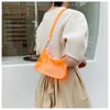 Borse vintage trasparenti Borsa a tracota per donna Candy Color Fi Mini spalla Minger Bag Pvc Jelly Tote Asconde Bag X2KE#