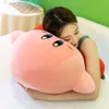 Anime Star Kirby Plüschspielzeug weich gefüllte tierpuppe flauschiger rosa Kissen Raumdekoration für Kindergeschenk 240422