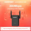 Roteadores comfast wifi repetidor de wifi 300 1200mbps 2.4g/5Hz WiFi Extender Signal Amplificador Booster wi fi home repetidor roteador