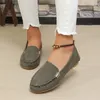 Scarpe casual TOE Slip-On Flat da donna in vendita 2024 MOFER SOLID FASHI