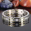 STRANDS roestvrijstalen armband voor mannen kijken armbanden Bangles Men Health Care sieraden titanium staal cadeau