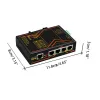 스위치 5 포트 산업 이더넷 스위치 10/100mbps 빠른 LAN RJ45 POE LAN HUB 데스크탑 PC 스위처 박스 미지 관리 TXE002 3XUE