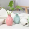 Vasen Simple Style Desktop Hydroponic Vase Creative Mini niedliche Keramik -Samll -Design Gartenpflanze Blumenpot Tabletop