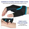 MOREOK Half Finger Bike Gloves 5MM Silicone Pads Bicycle Gloves Shock-Absorbing Non-Slip Mountain Cycling Gloves 240422