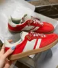 2024 Chaussures décontractées extérieures Vegan Og Pays de Galles Bonner Chaussures Spezial Red Men Women Trainers Brown Flat Handball Sneakers Taille 36-45