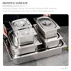Dinnerware Define servidores e aquecedores de buffet de aço inoxidável aço de aço inoxidável aquecedor de alimentos para aço inoxidável