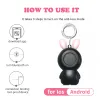 Trackers Rabbit Smart GPS Tracker Key Finder Locator Wireless Bluetooth Anti Lost Alarm Sensor Device för barns husdjur Dog Key Bicycle Car