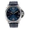 Pannerai Watch Diseñador de lujo Inspección sobreviviente Lu Mino Du Er Serie Mecánica Blue Dial Mens PAM00728