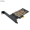 カードのPCIEをM2アダプターSATA M.2 SSD PCI Express Adapter M2 PCI E Adapter M.2 SATA SSDからPCIEカード2ポートB+Mキーカード