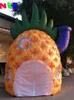 6MH (20 pies) con ventilador personalizado de carnaval de carnaval taller inflable carpa forma de fruta de la fruta de la concesión de domo para la promoción al aire libre