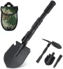 Accessories Multifunction Folding Military Engineer Shovel Multifunctional Tactical Shovel Garden Tools Camping Outdoor Survival Fishing 1Pc