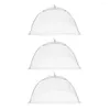 Set di stoviglie da 3 pezzi Coperchio vegetale pieghevole a maglie per la tenda esterna Tentata rotonda