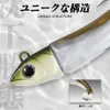 Hunthouse Black Minnow 70mm7g 85mm12g 100mm25g簡単な輝き釣りルアーソフトジグベイトパイクLeurre Souple 240407