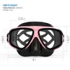 Copozz Scuba Diving Mask Set Anti Fog Goggles with Snamel Lunets Tard Sobrave réglable pour les femmes Men Adulte nage 240416